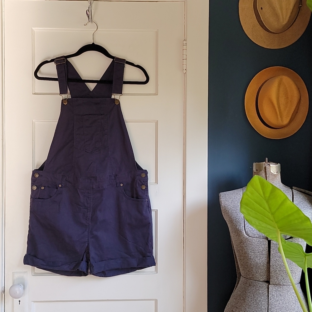 Maternity Overall Shorts